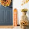 Glitzhome® 35.5" Fall & Halloween Reversible Wood Tag Porch Sign